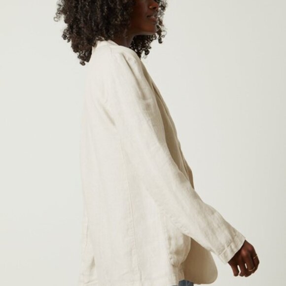 VELVET BY GRAYHAM SPENCER CASSIE LINEN BLAZER - Picture 3 of 9